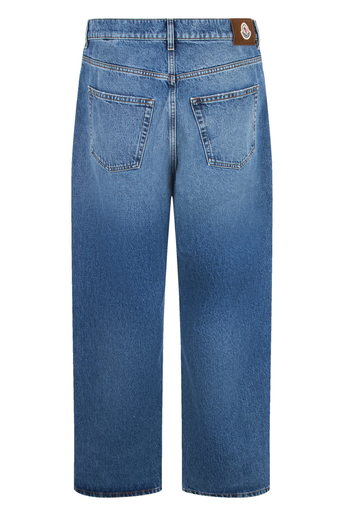 Straight Leg Denim Jeans