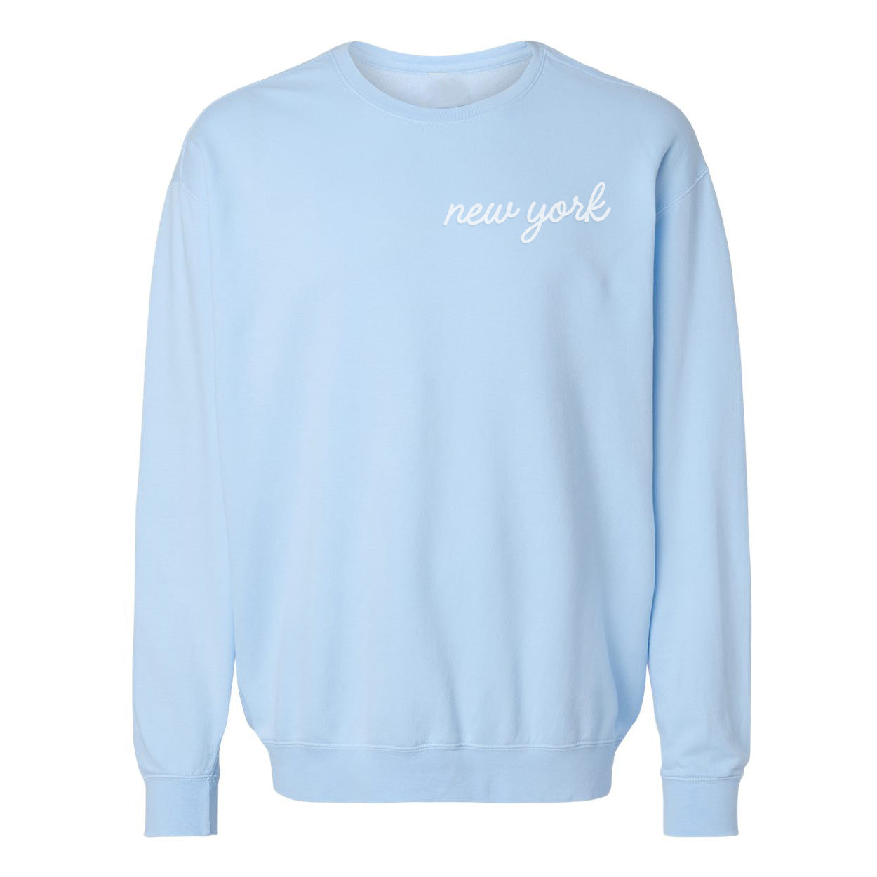 New York Cursive Washed Sweatshirt