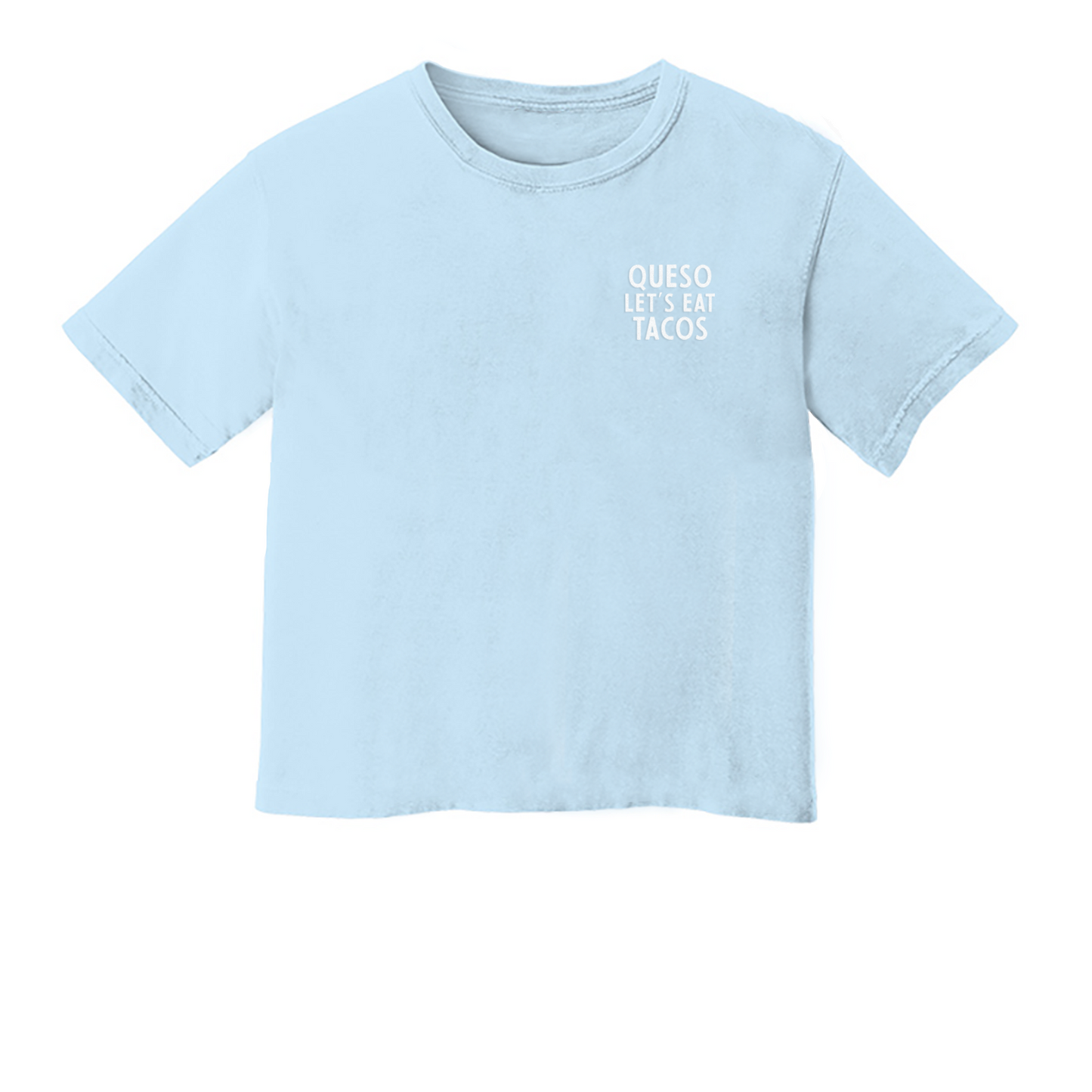 Queso Let's Eat Tacos Washed Tee