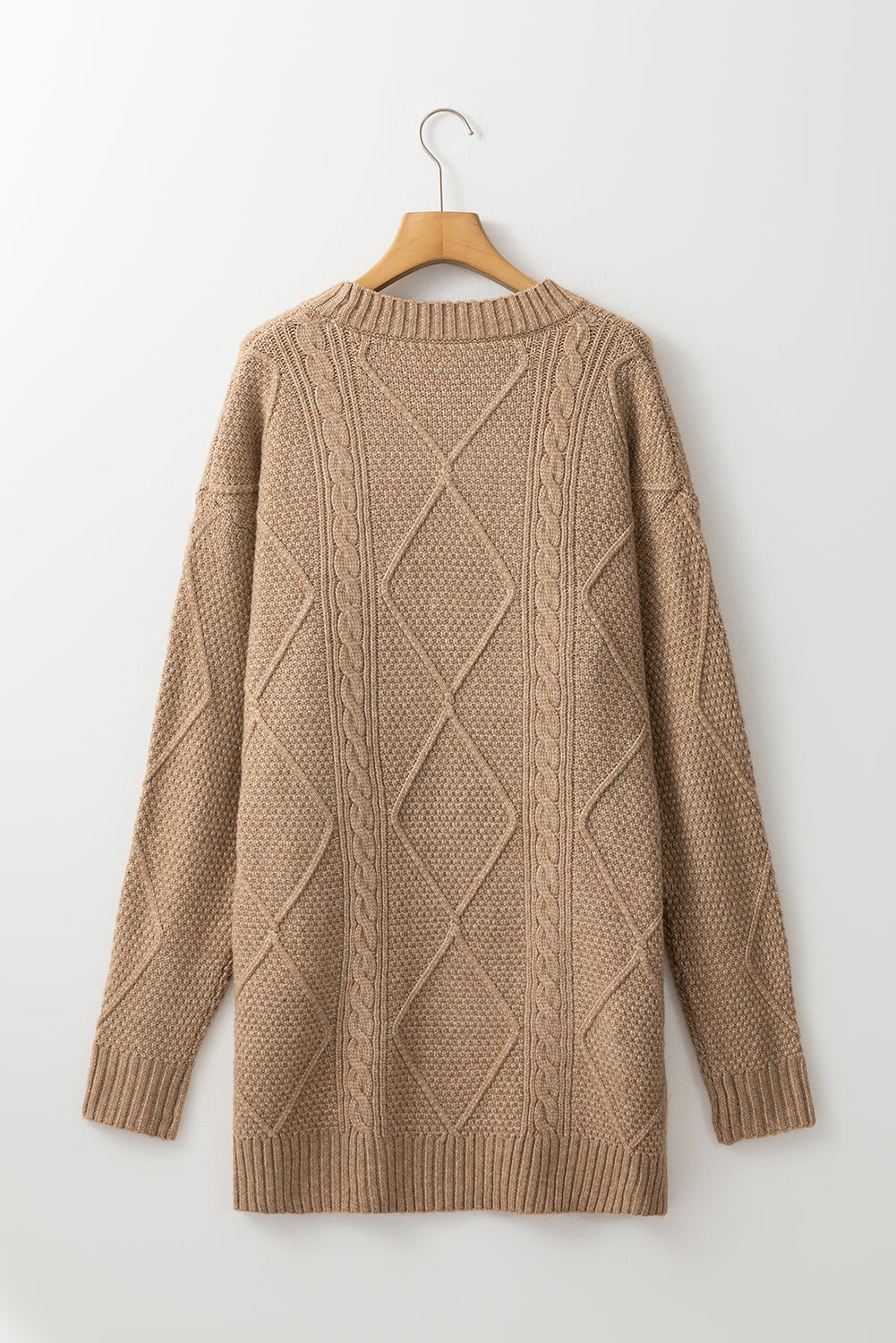 Cable Knit Sweater Dress