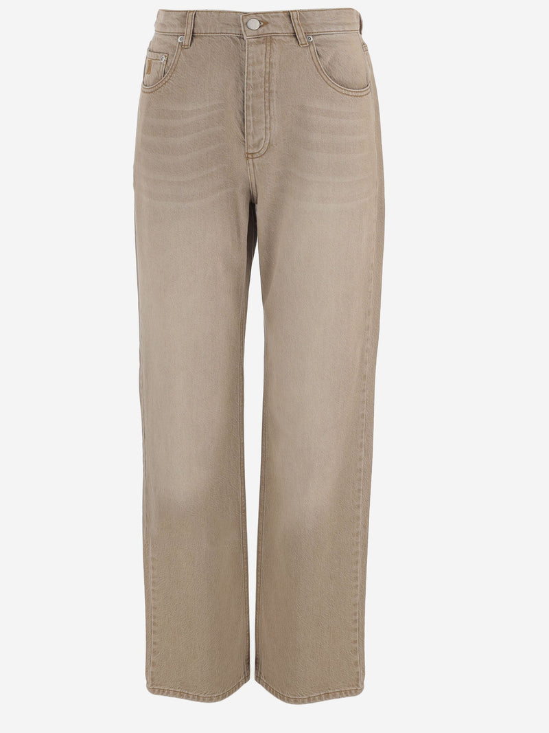 Jeans Beige Cotton