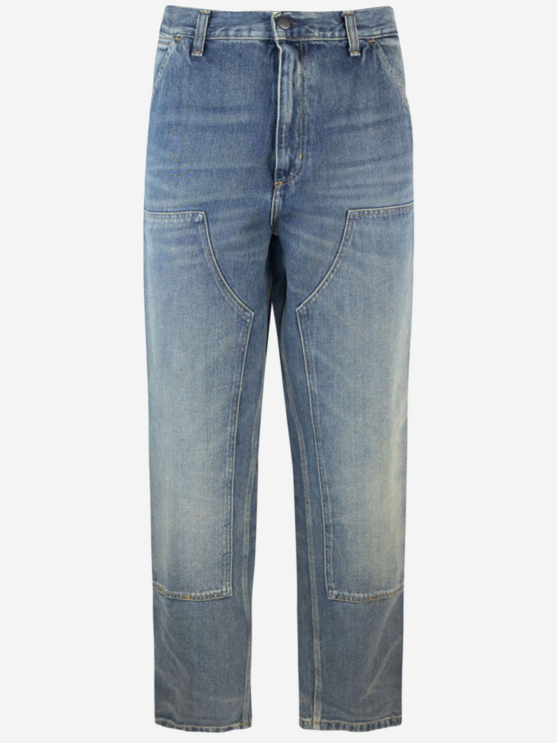 Jeans Double Knee Light Denim