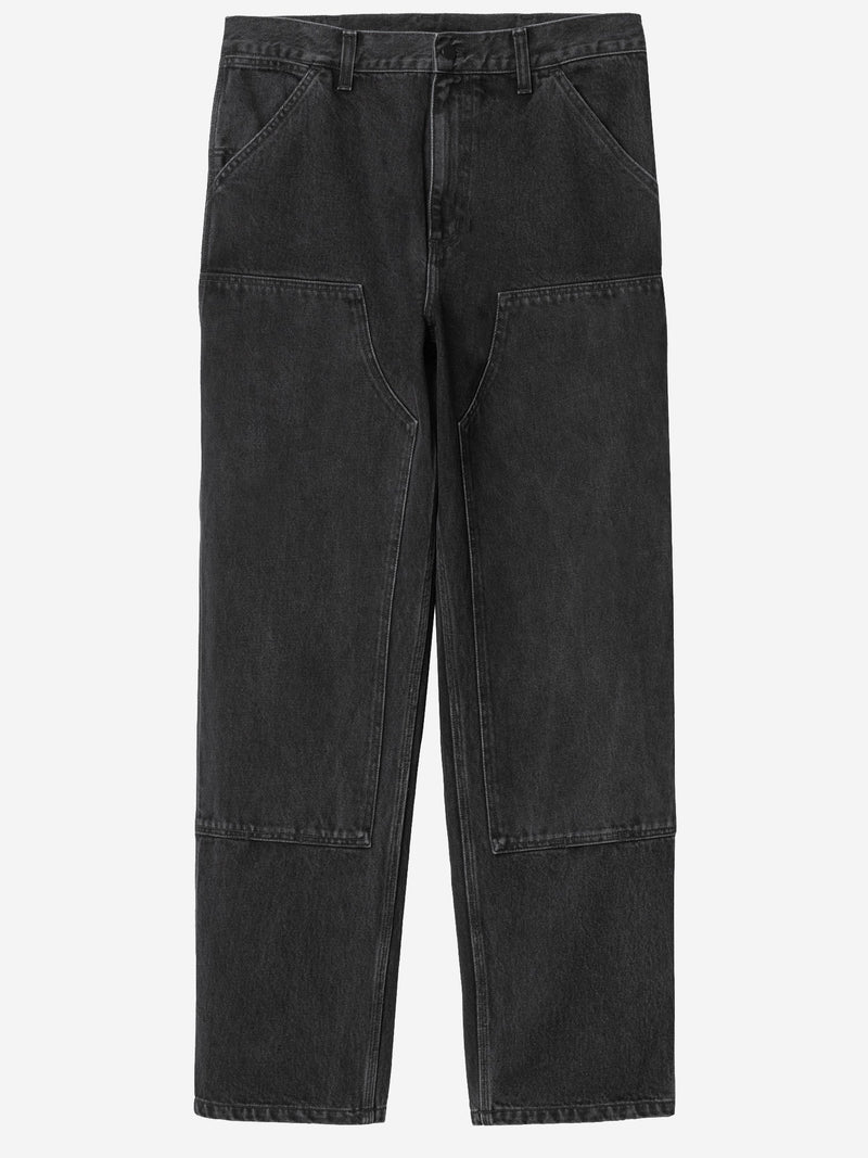 Jeans Cotton Denim Double-Knee Black