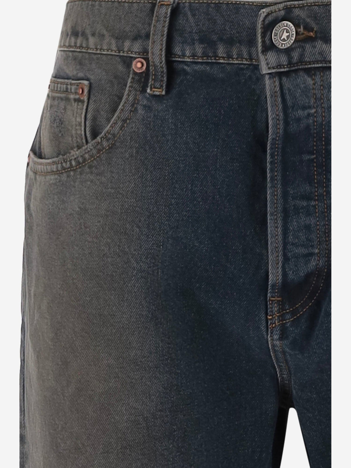 Golden Goose Jeans Cotton Denim, Dark, view 3