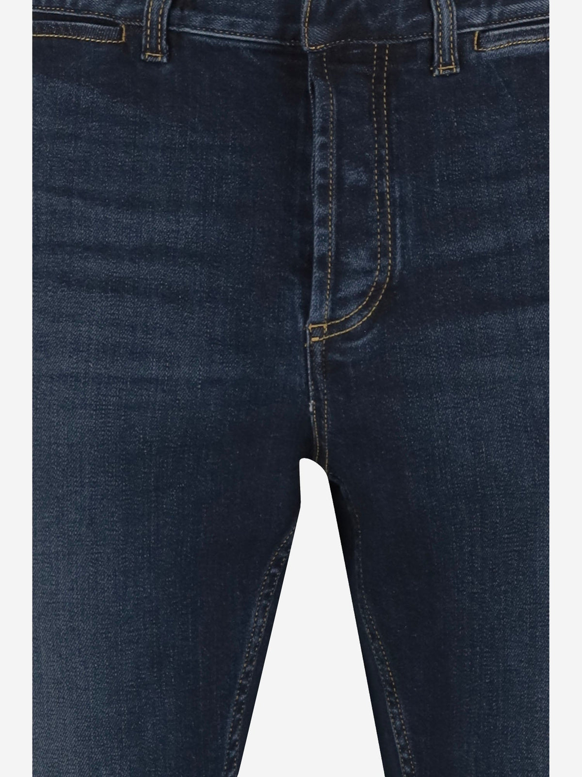 Bootcut Jeans in Dark Denim with Web Stripe