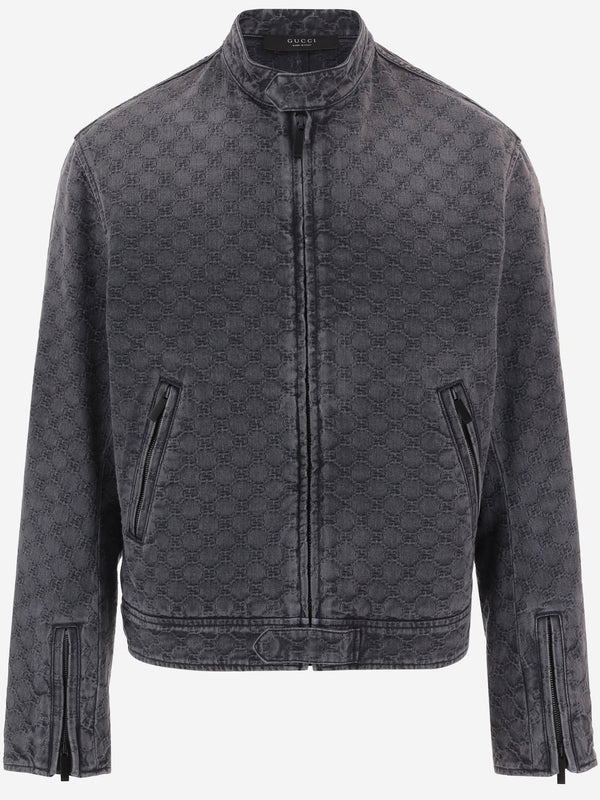 Denim Jacket GG Jacquard Cotton