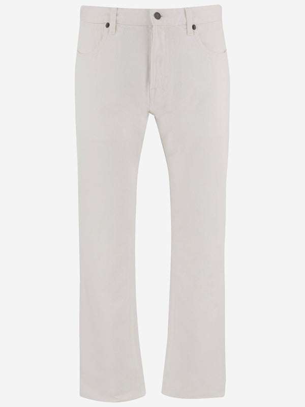 Jeans Cotton Denim White