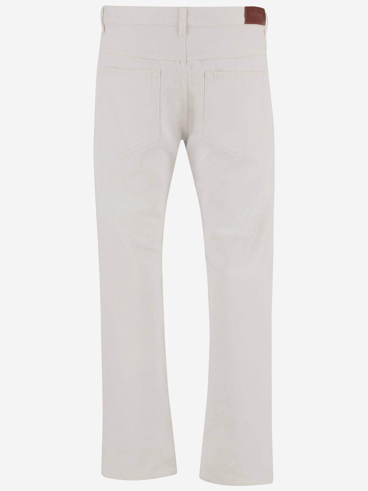 Jeans Cotton Denim White