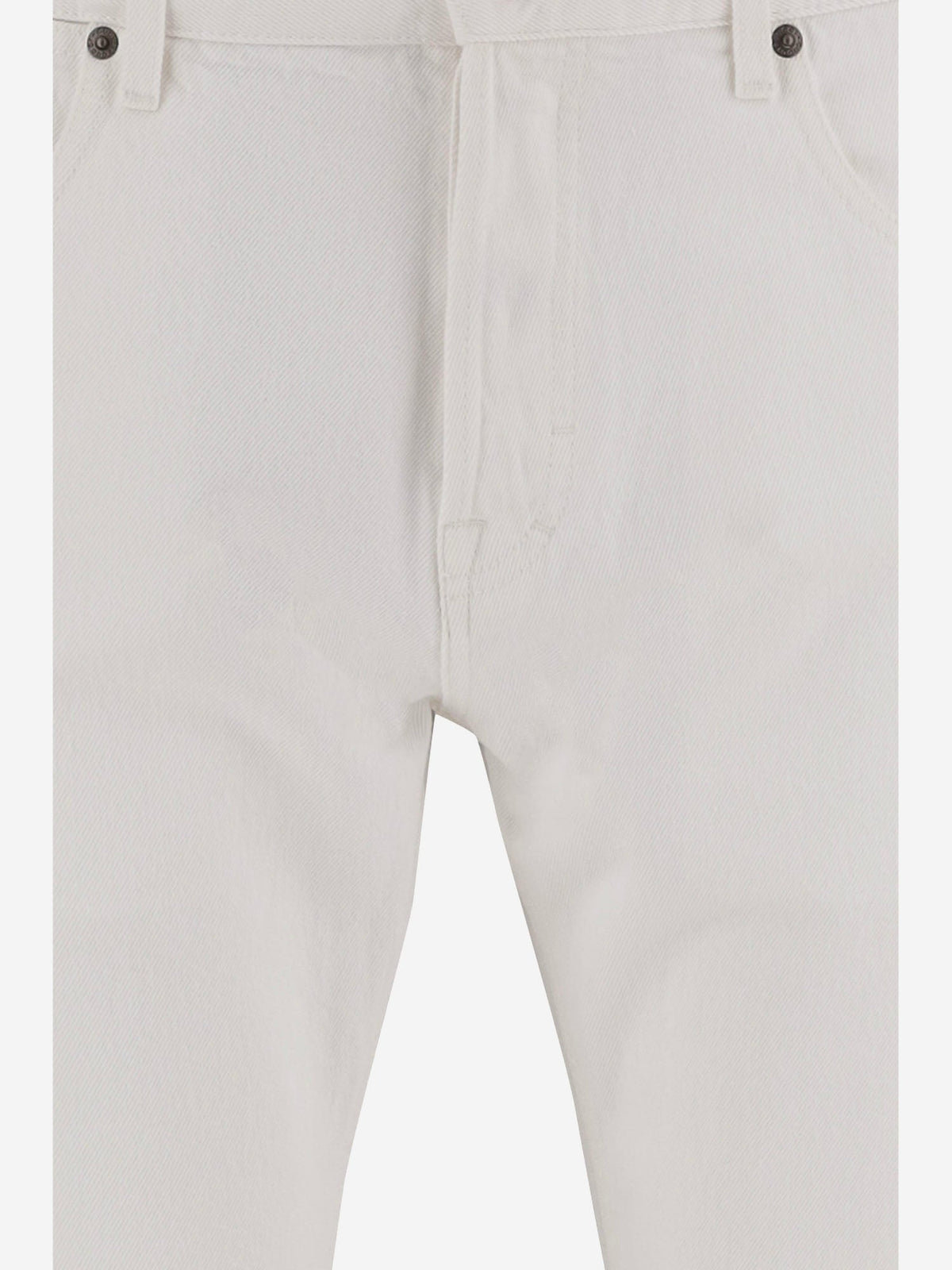 Jeans Cotton Denim White