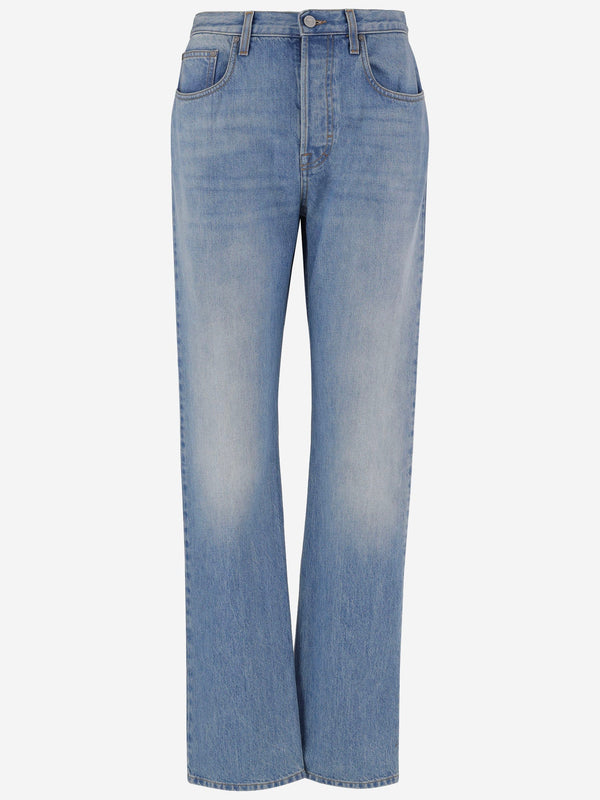 Straight Jeans in Light Wash