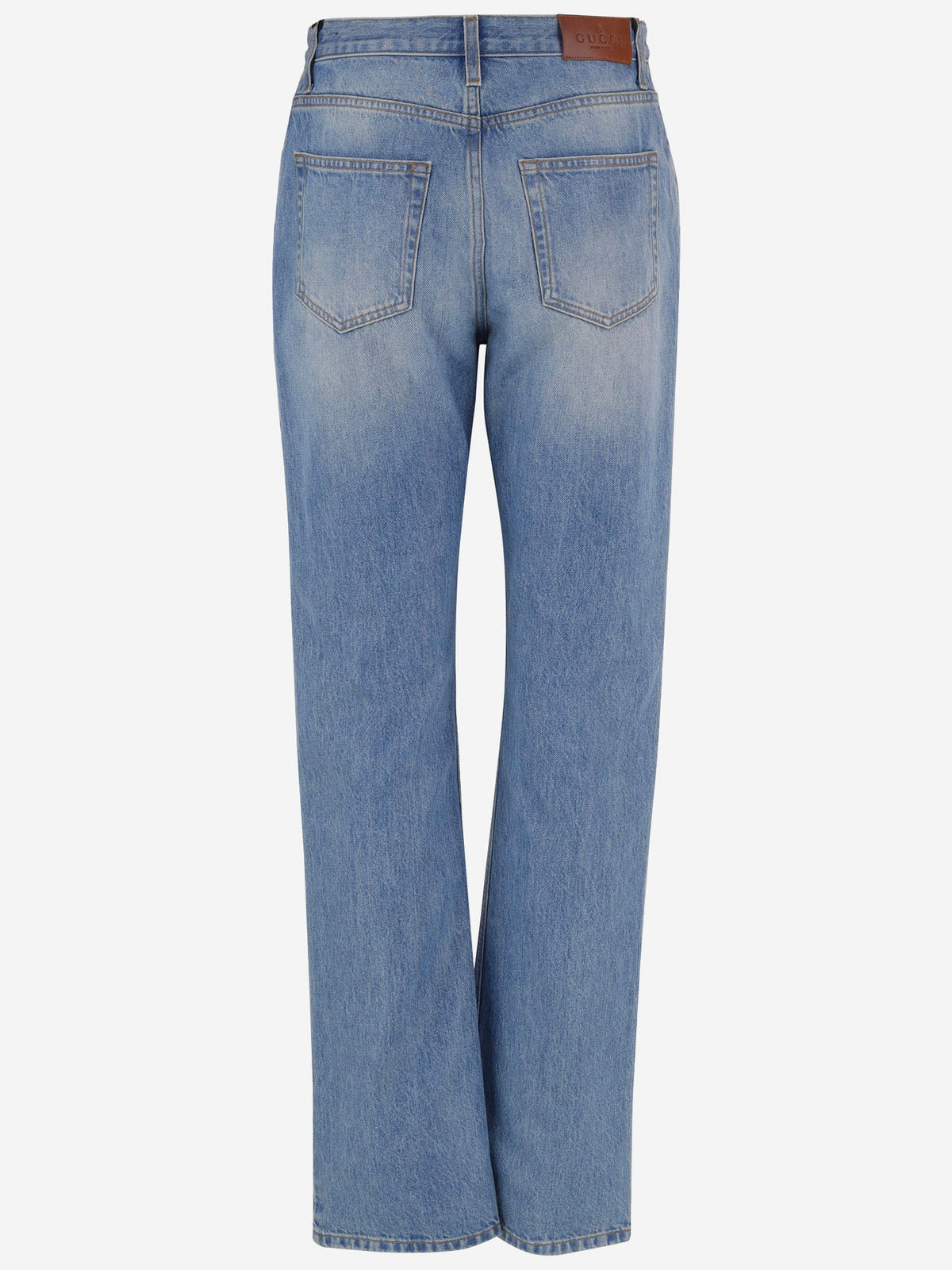 Straight Jeans in Light Wash