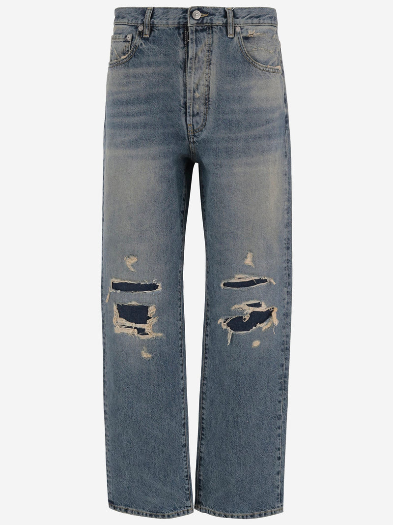 Maison Margiela Jeans in Distressed Cotton