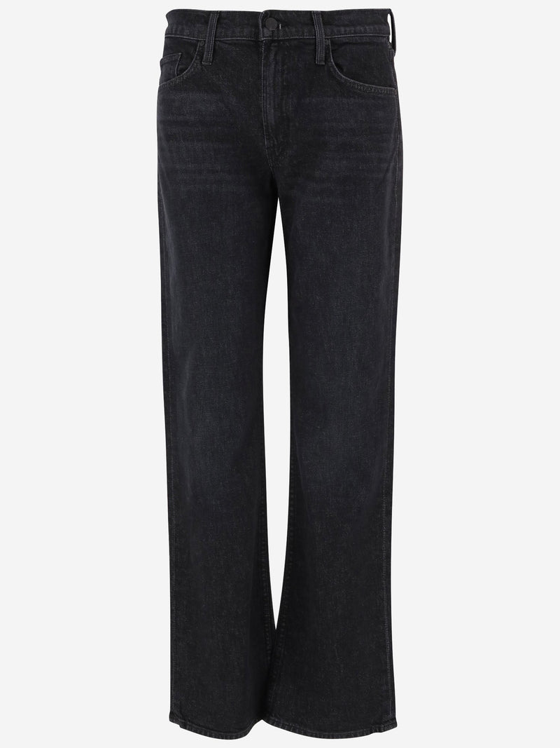 Jeans in Stretch Cotton, Black
