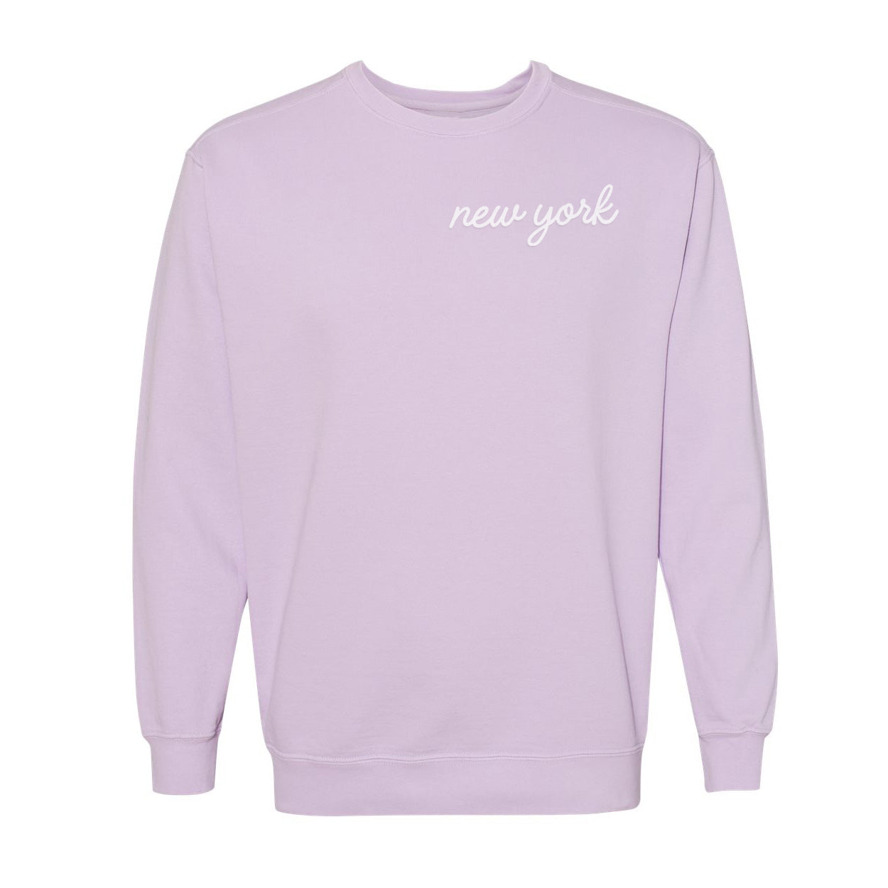 New York Cursive Washed Sweatshirt