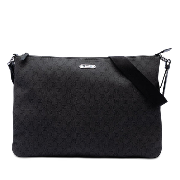 Crossbody Bag GG Denim Black (Pre-Owned)