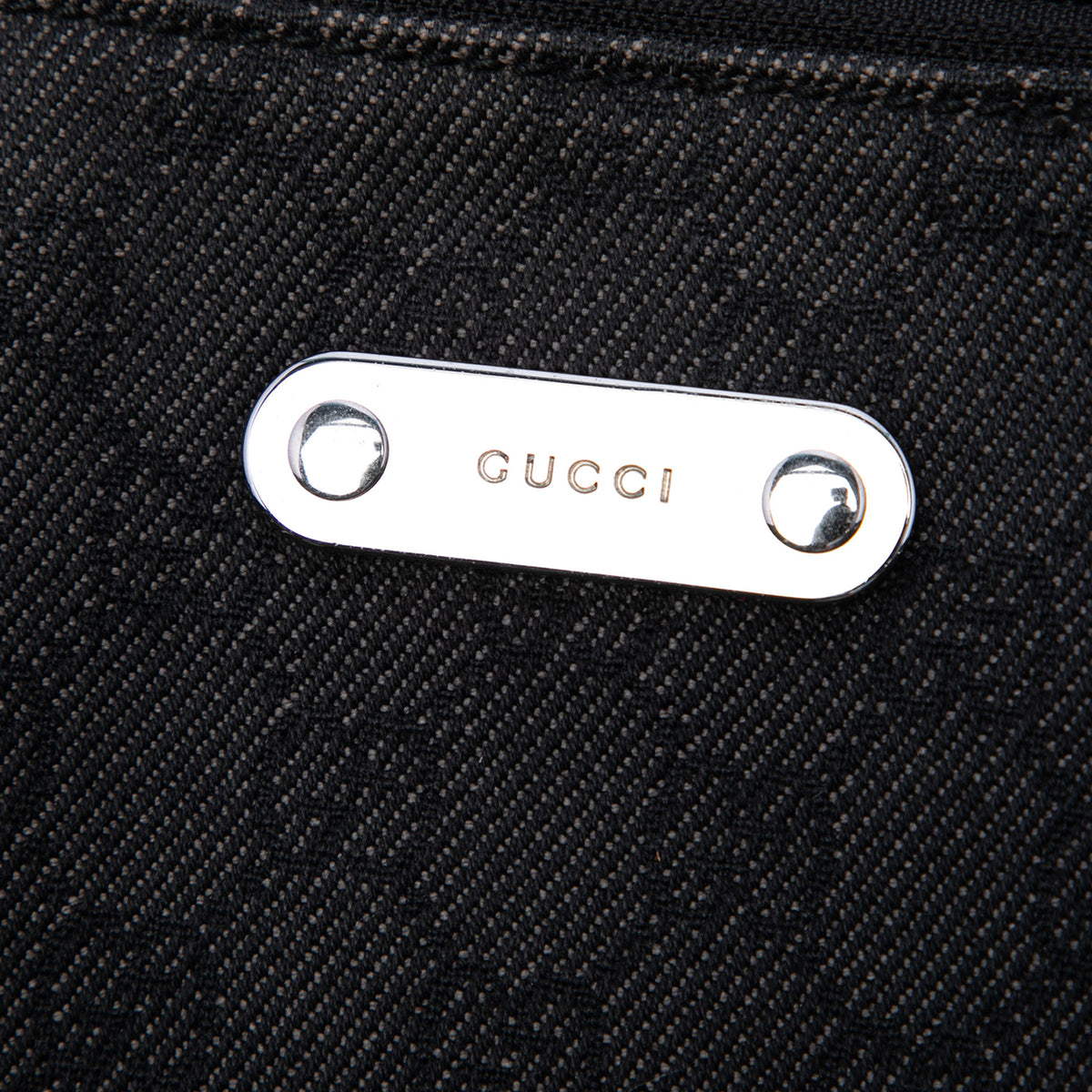 Crossbody Bag GG Denim Black (Pre-Owned)