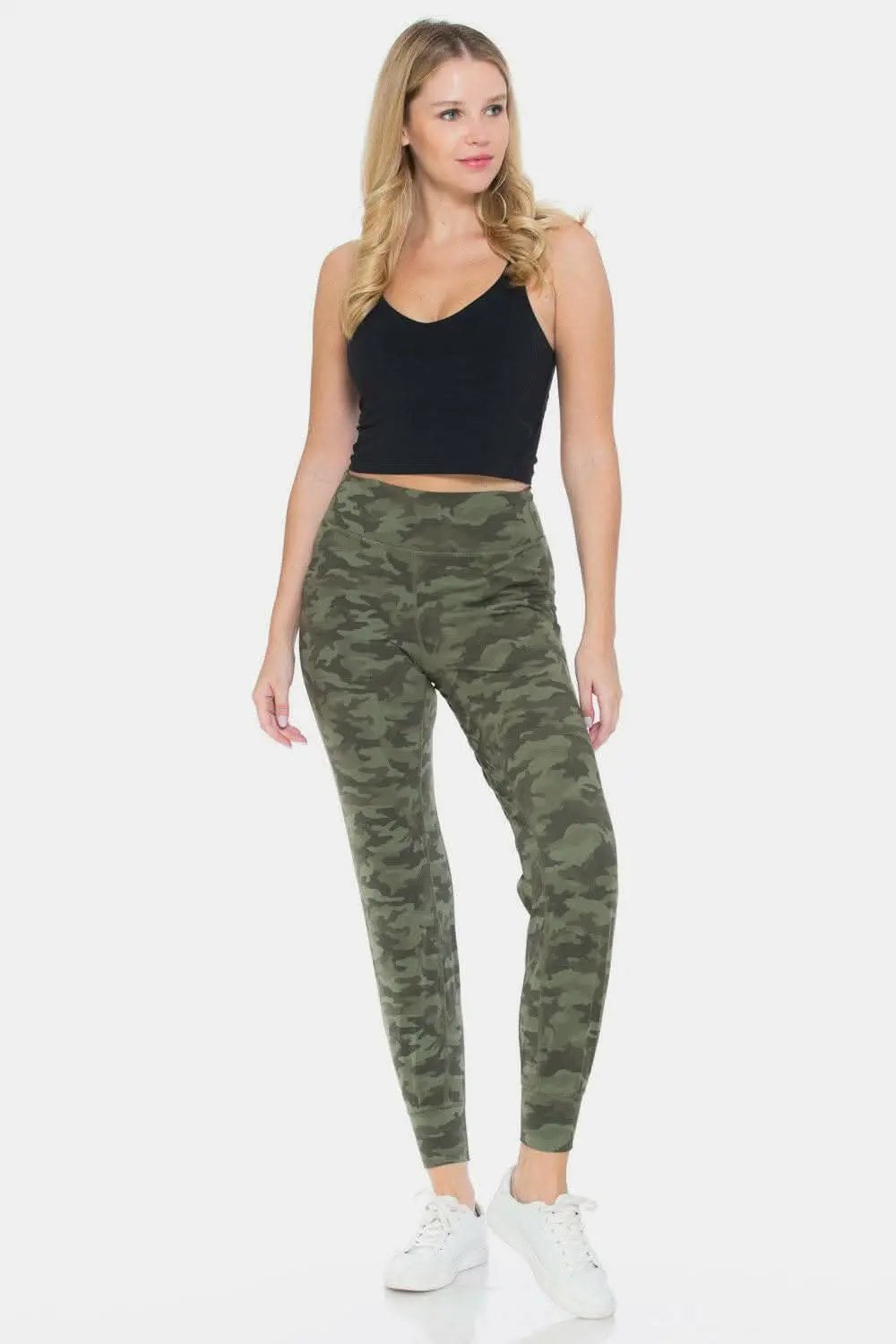Trendsi Camo High Waist Leggings Women's Activewear Comfortable & Stylish