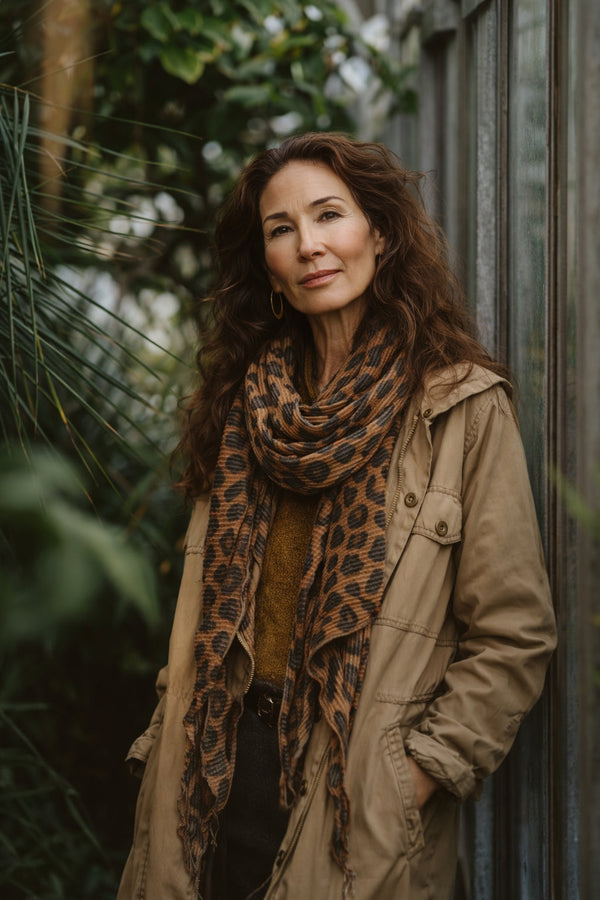 Leopard DNA Scarf