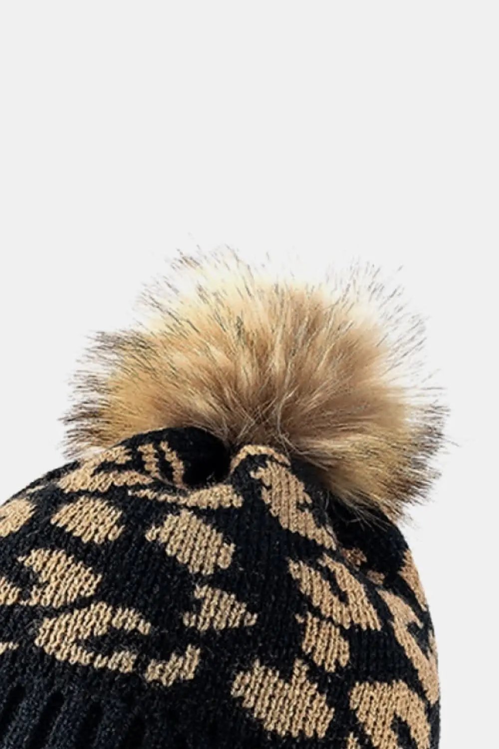 Trendsi Leopard Print Cuffed Beanie