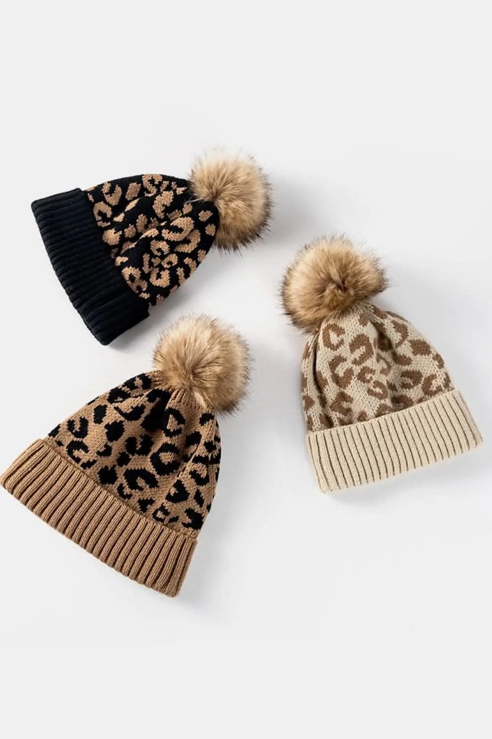 Trendsi Leopard Print Cuffed Beanie