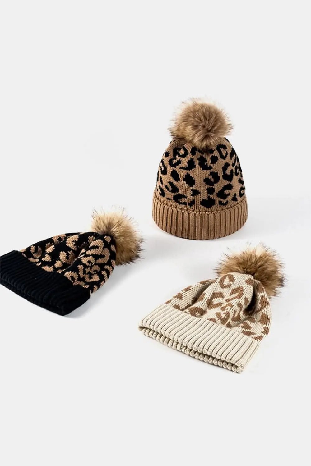 Trendsi Leopard Print Cuffed Beanie