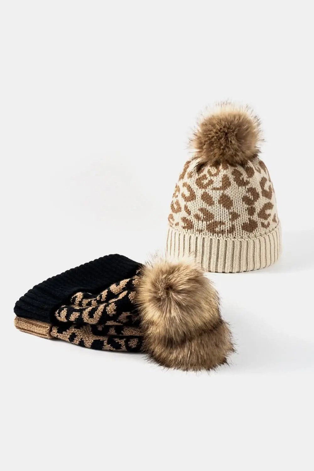 Trendsi Leopard Print Cuffed Beanie