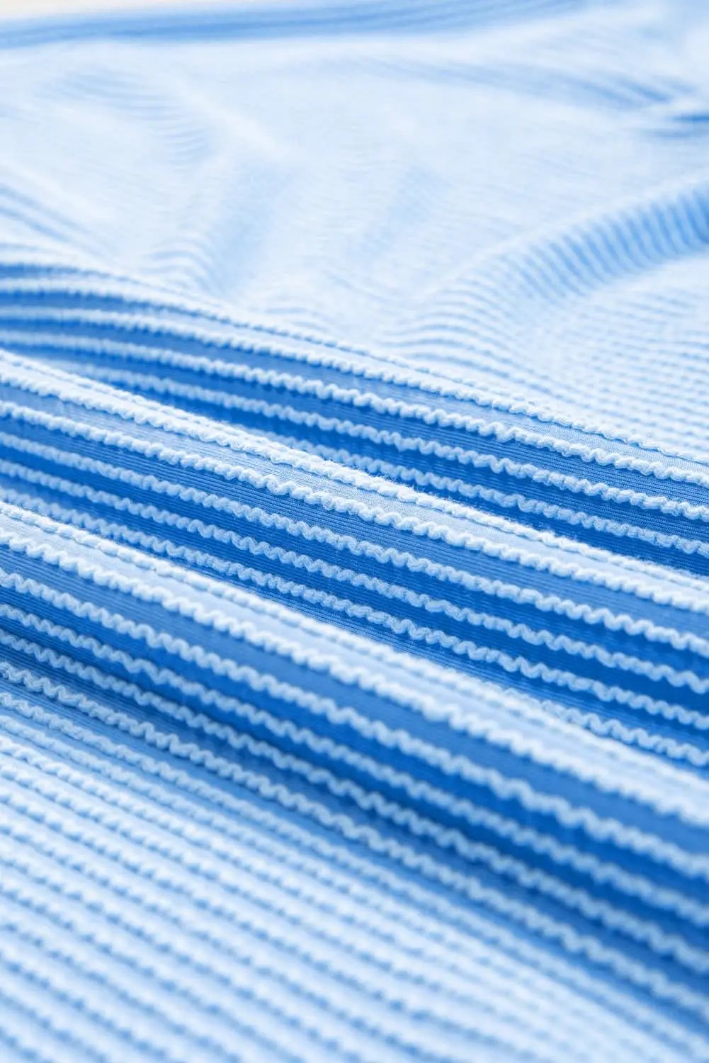 Love Salve Blue Corded Lounge Women's Set Daily Casual Outfit Soft Knit