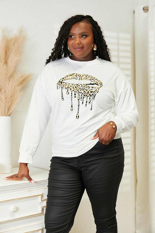 Trendsi TIKTOK - Love graphic sweatshirt - comfy style
