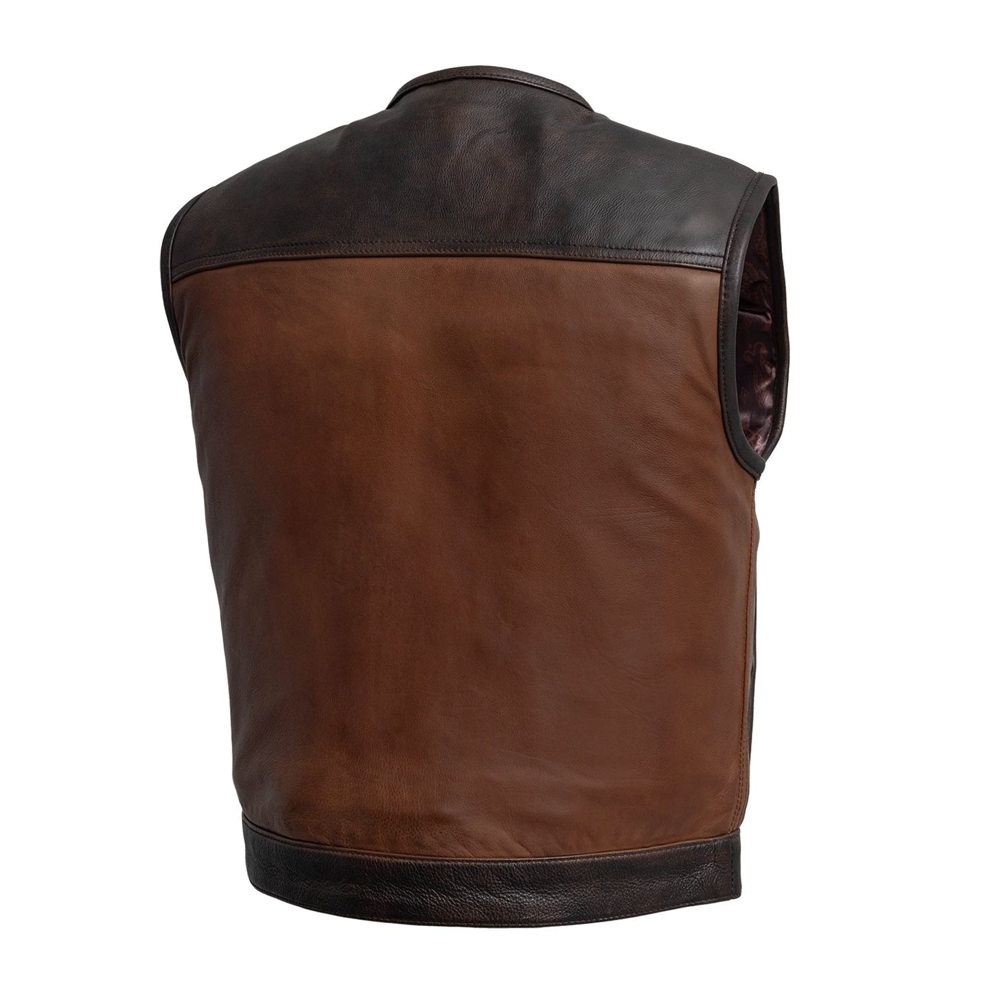 Lowside Rider Men's Motorcycle Leather Vest