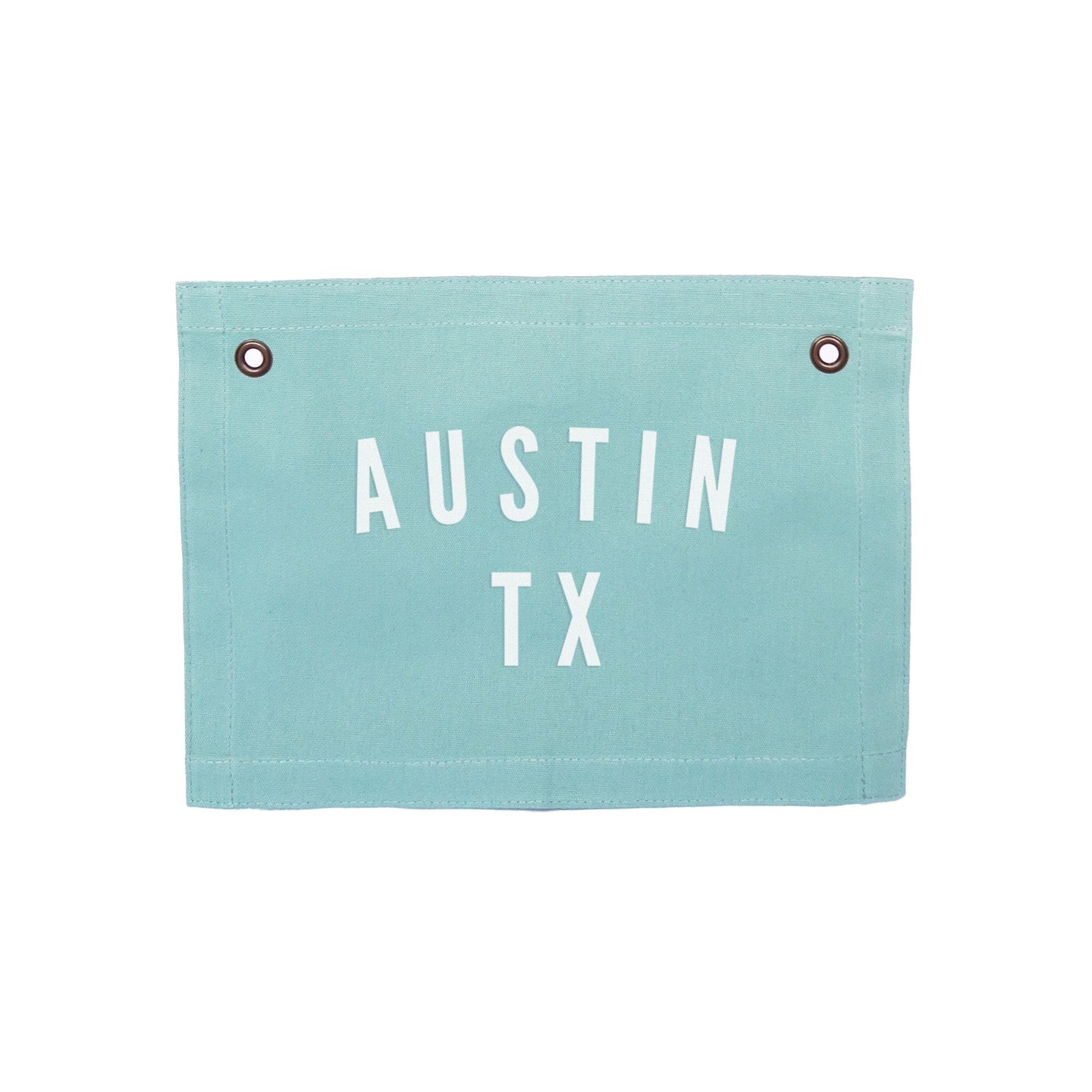 Austin Texas Small Canvas Flag