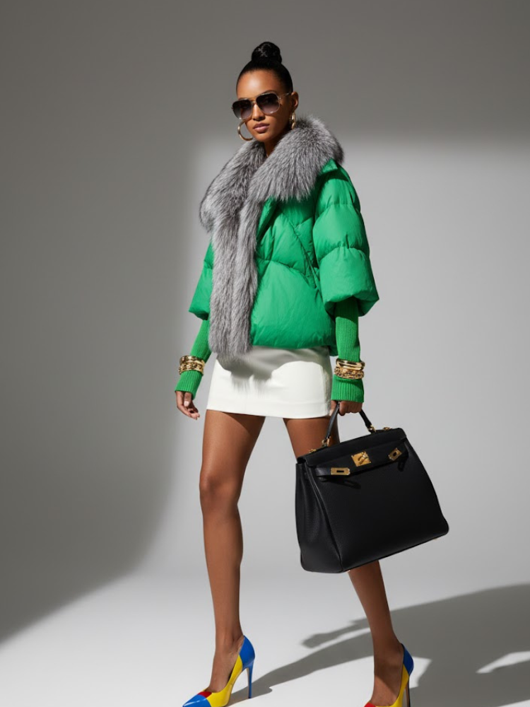 Lux Fur-Trimmed Puffer • THE PLAZA New Collection BYMANYC ® New York