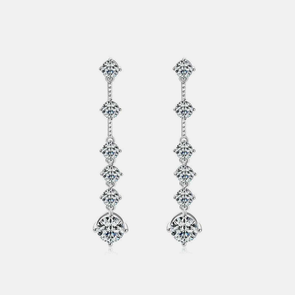 Trendsi just arrived - Luxurious Moissanite Silver Earrings