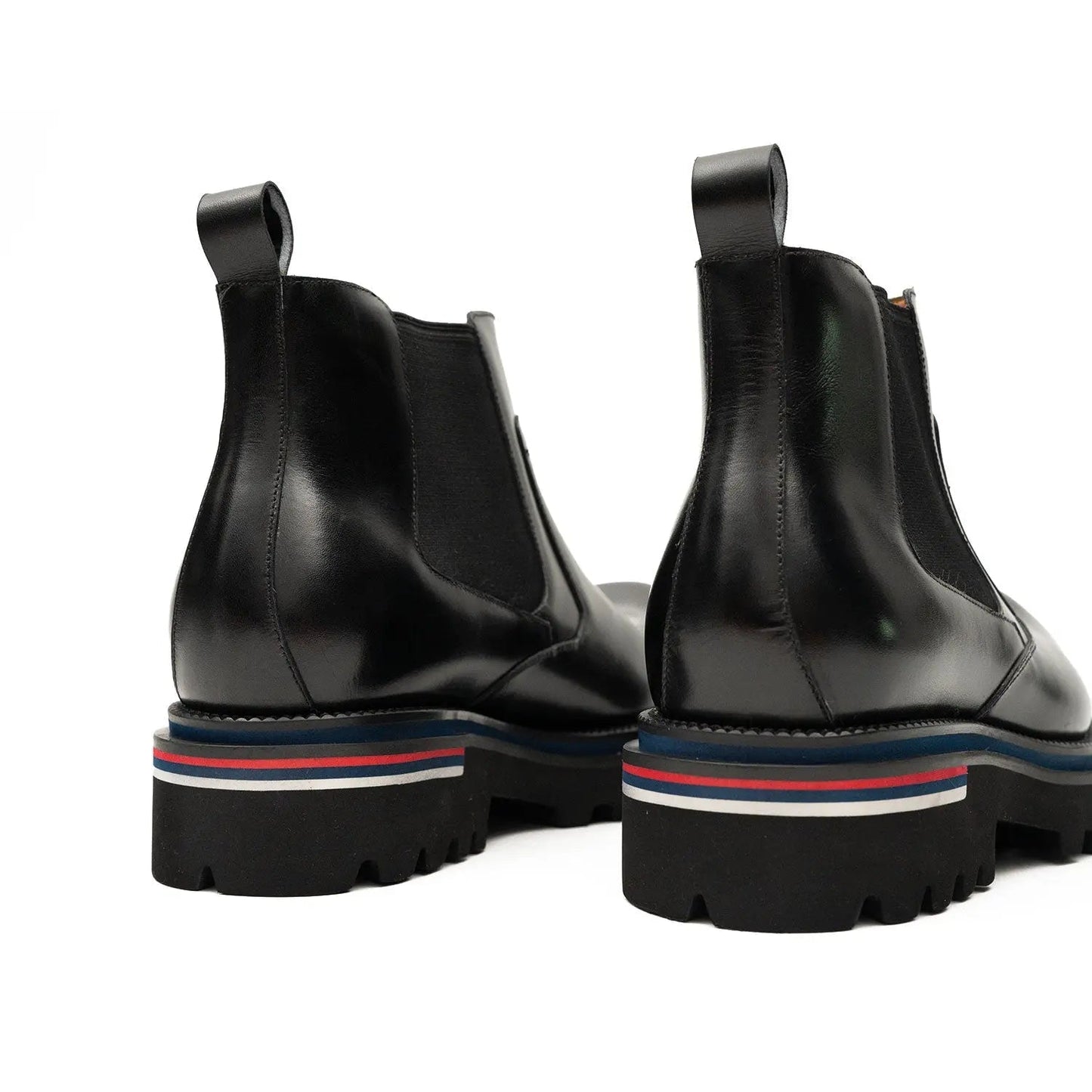 Luxury Black Leather Chelsea Boots
