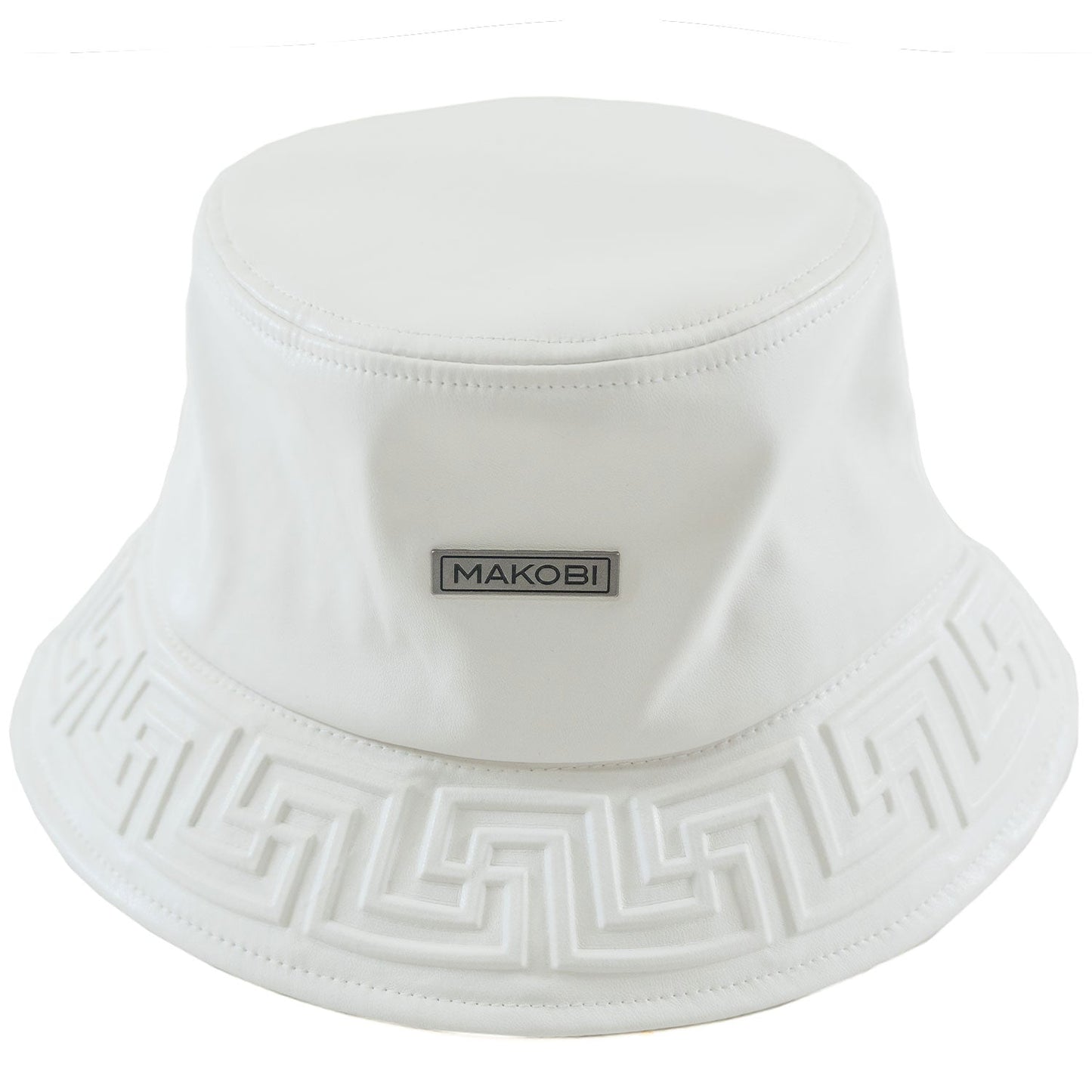 M007 Romano Vegan L. Bucket Hat - White