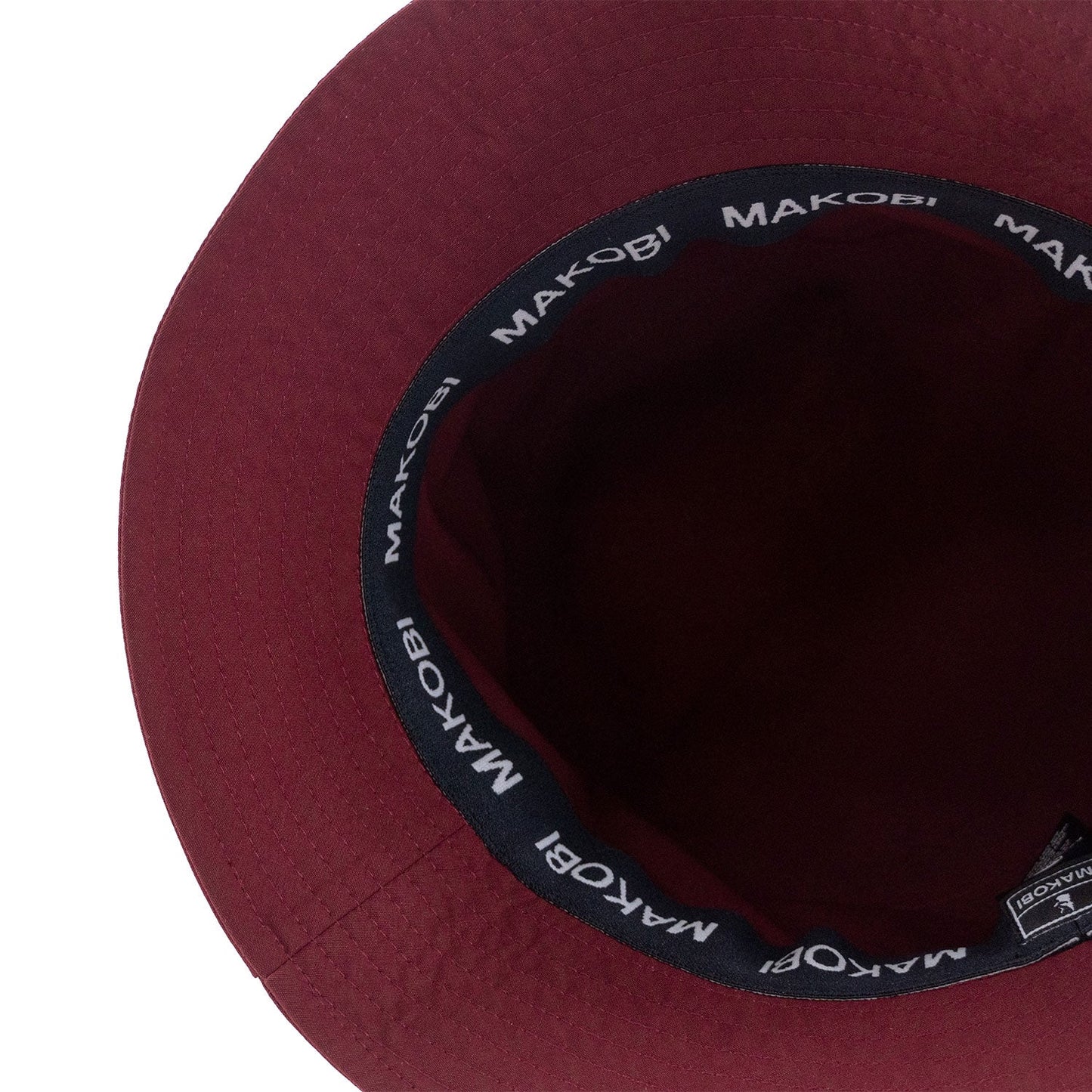 M033 Colton Nylon Bucket Hat - Burgundy
