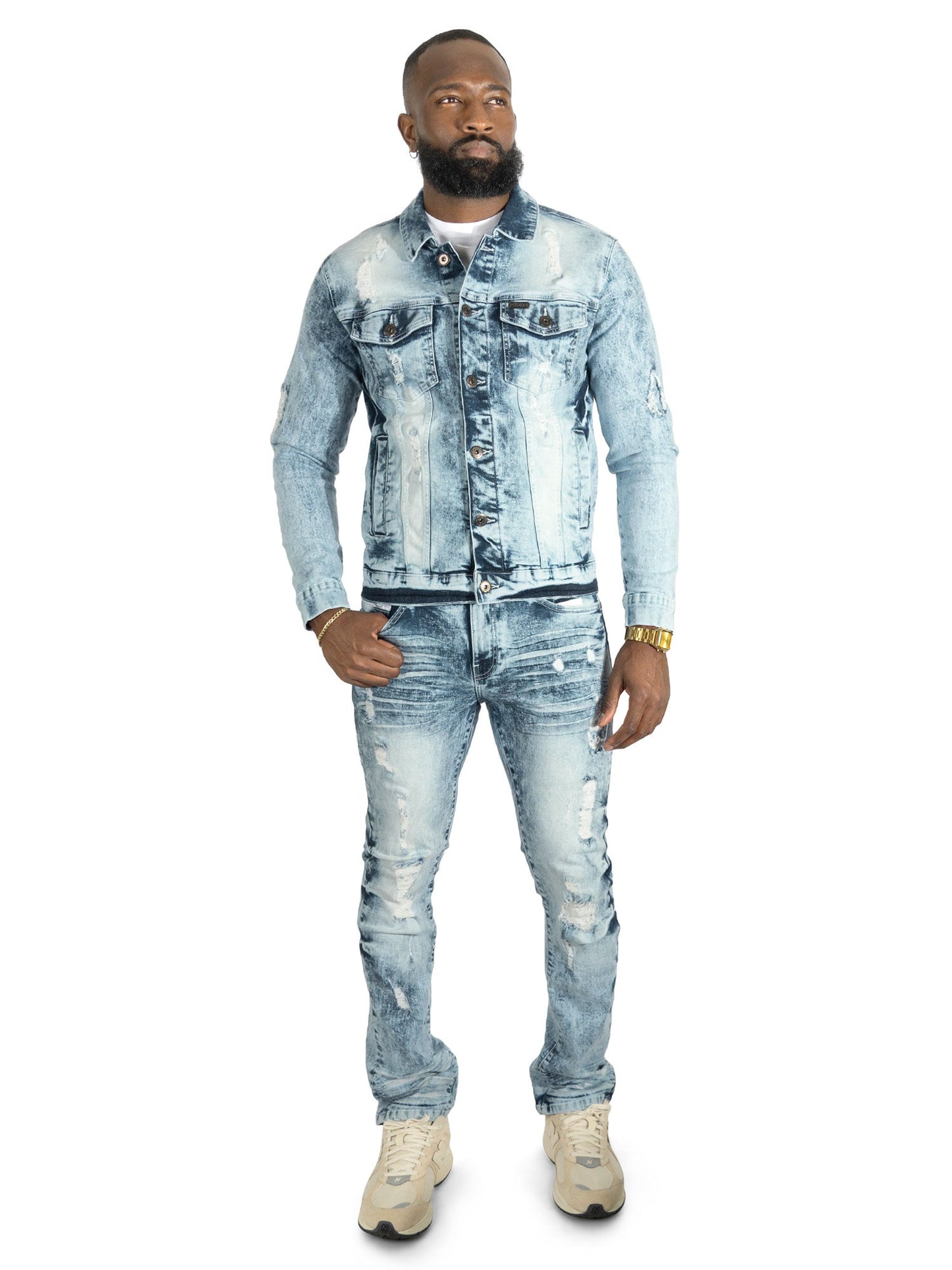 Denim | M1000 Prego Jacket - Light Wash