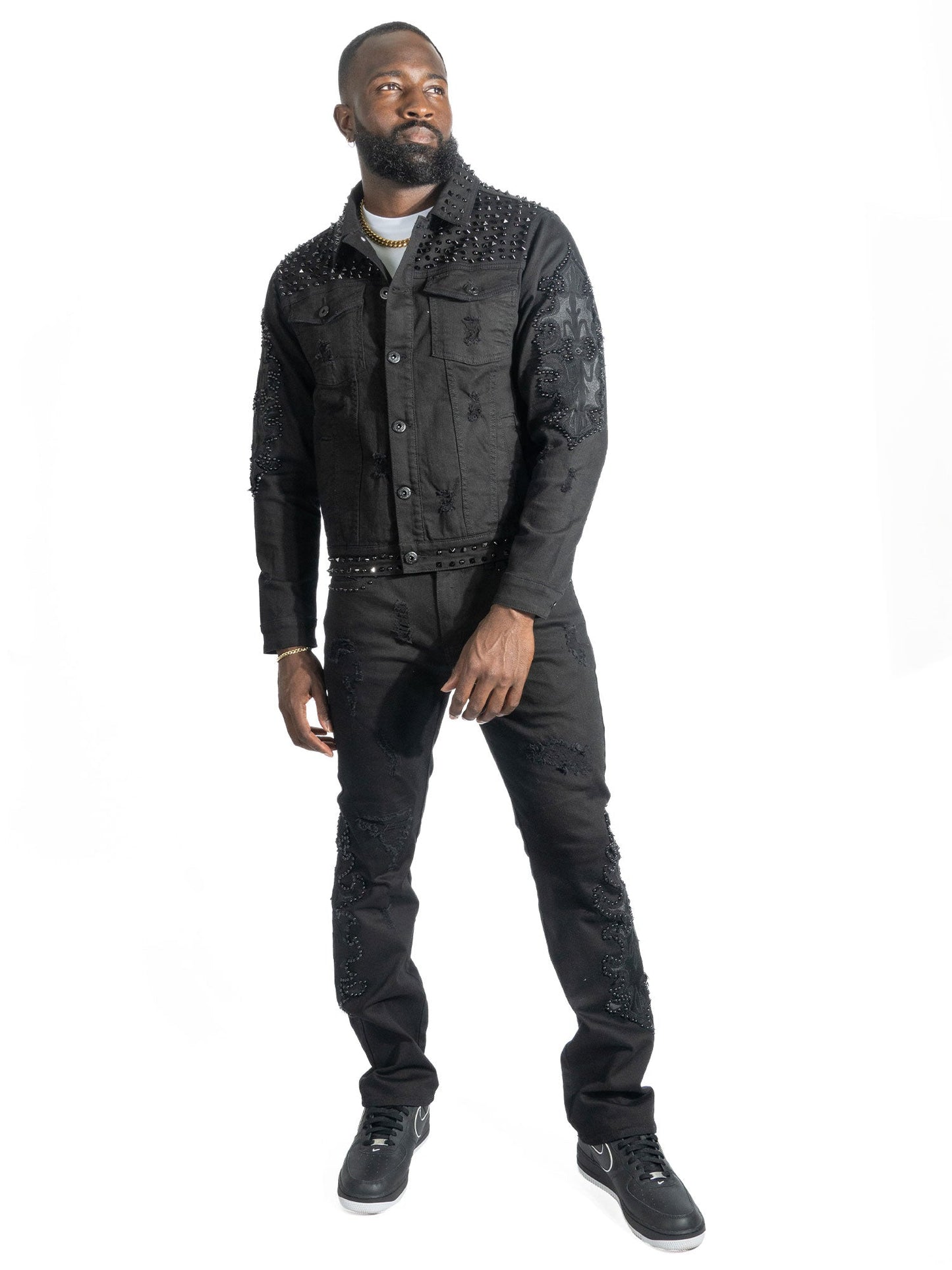 Jacket | M1013 Positoni Denim - Black