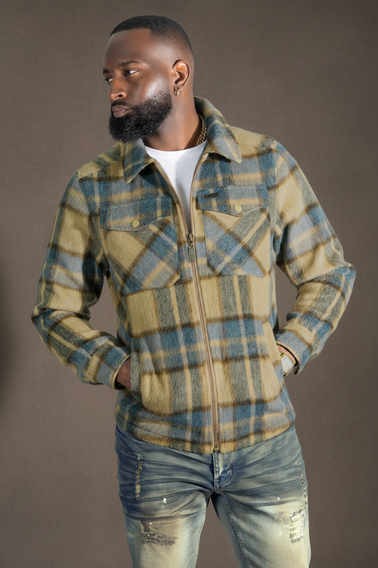 Wool Jacket | M1058 Gabana 26 Shacket - Khaki