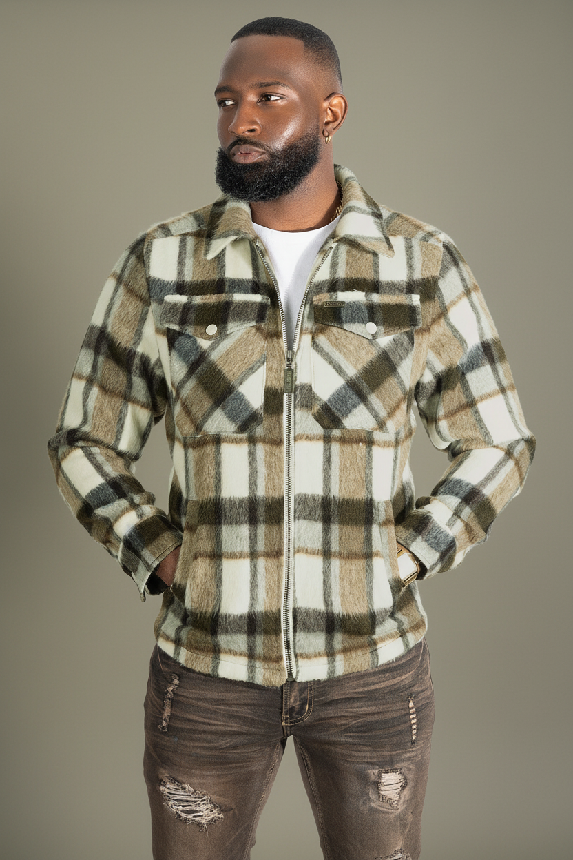 Wool Jacket | M1058 Gabana 26 Shacket - Natural