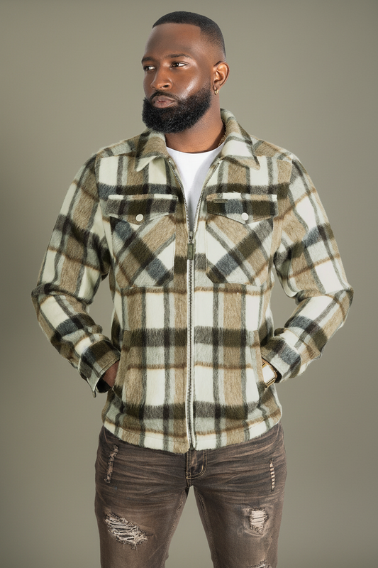 Wool Jacket | M1058 Gabana 26 Shacket - Natural