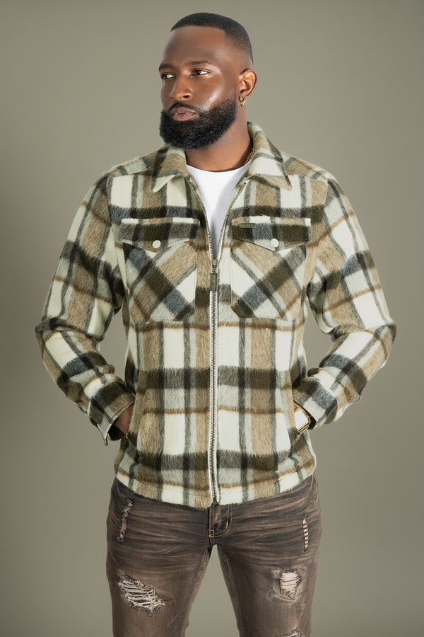 Wool Jacket | M1058 Gabana 26 Shacket - Natural