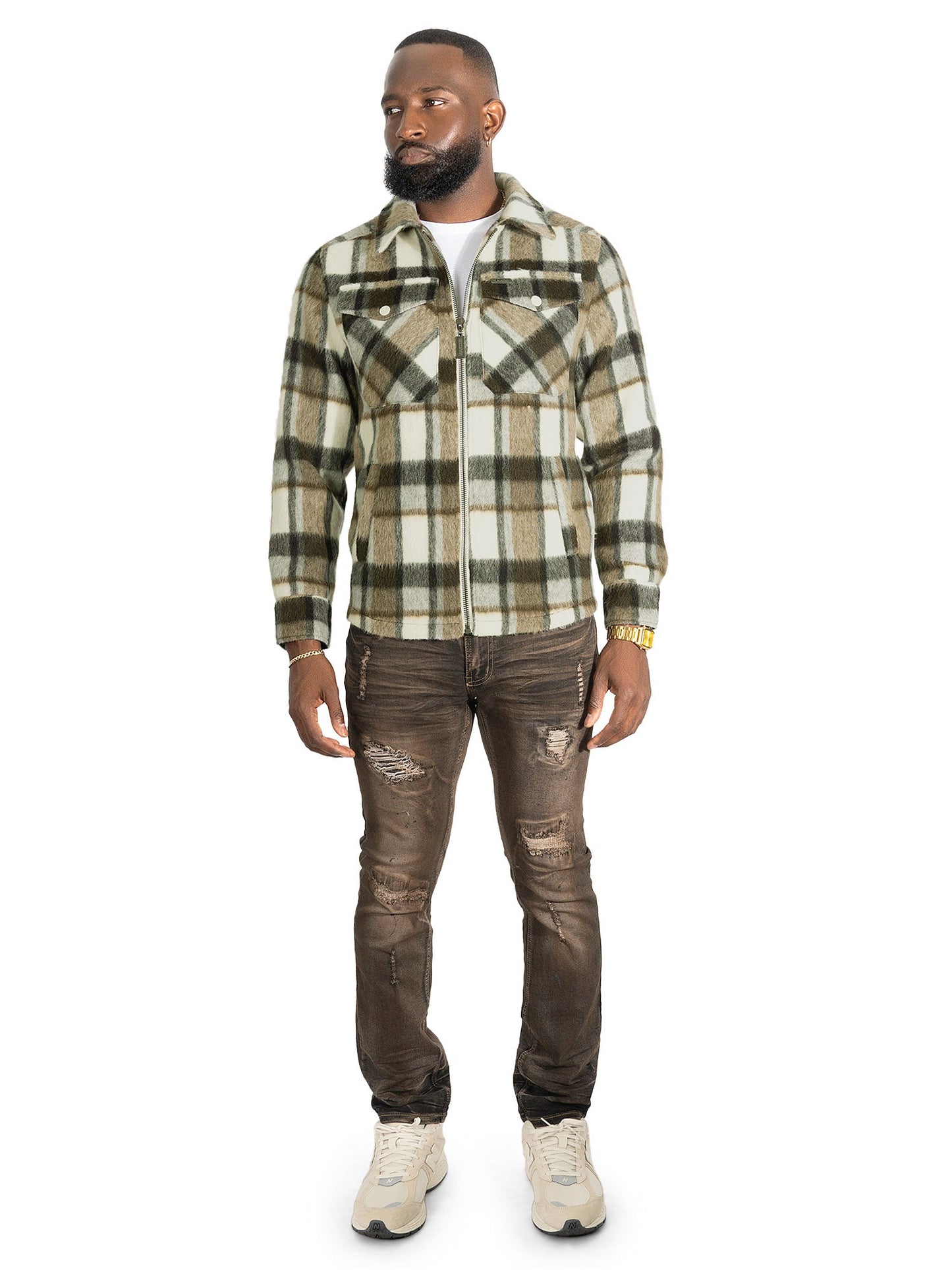 Wool Jacket | M1058 Gabana 26 Shacket - Natural