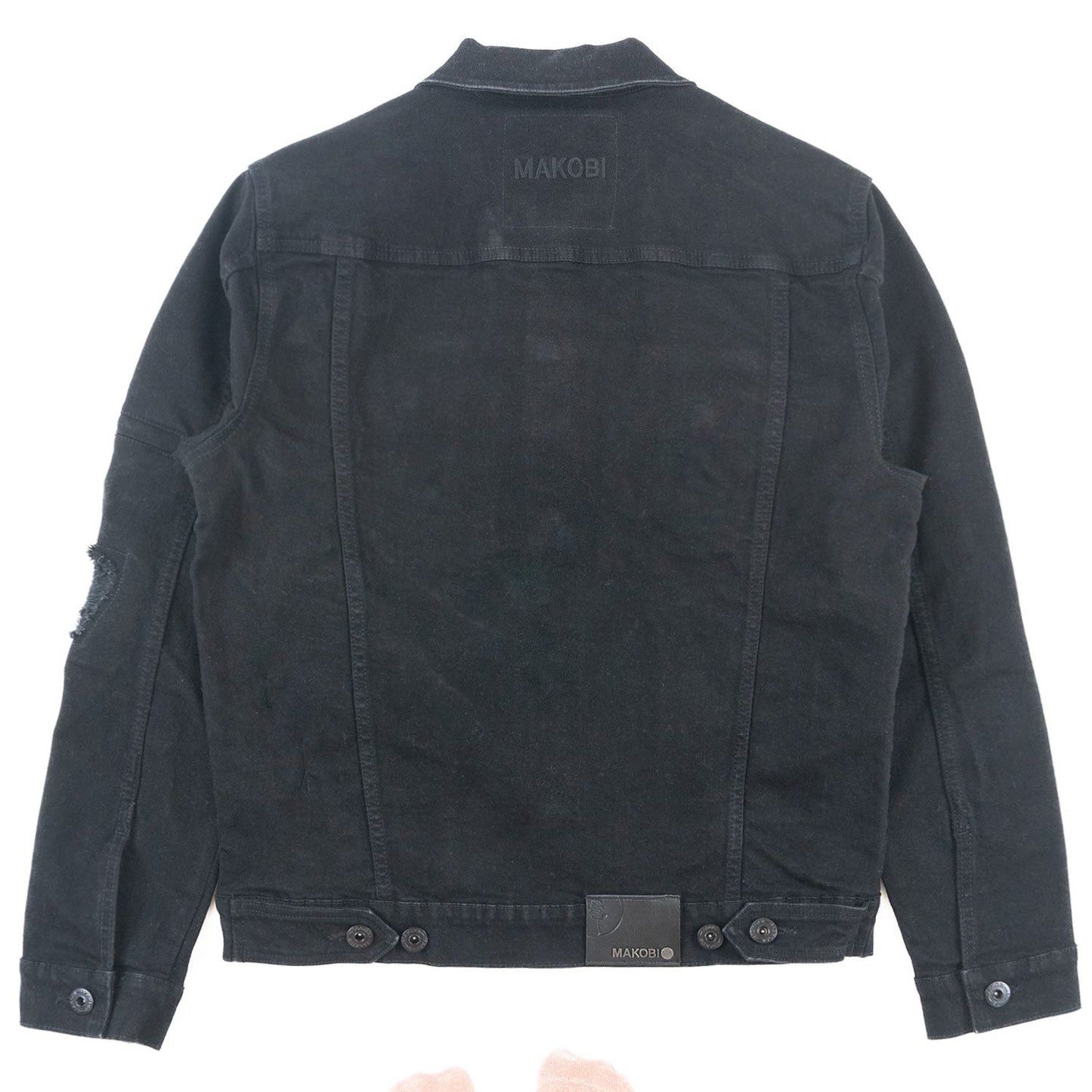 M1079 Moreli Denim Jacket - Jet Black