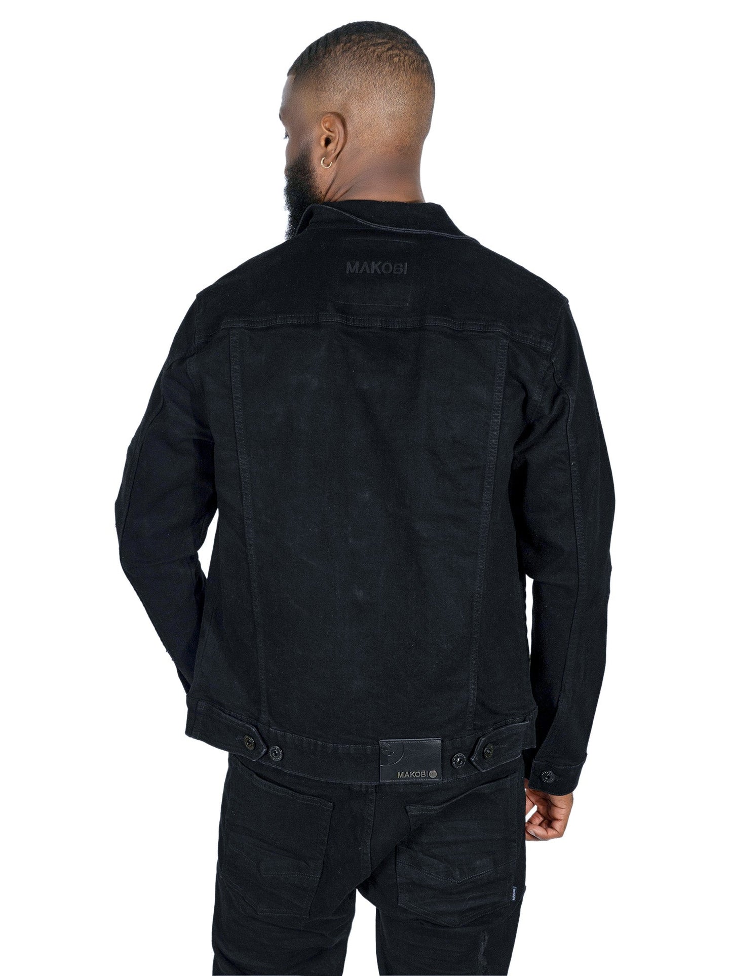 M1079 Moreli Denim Jacket - Jet Black