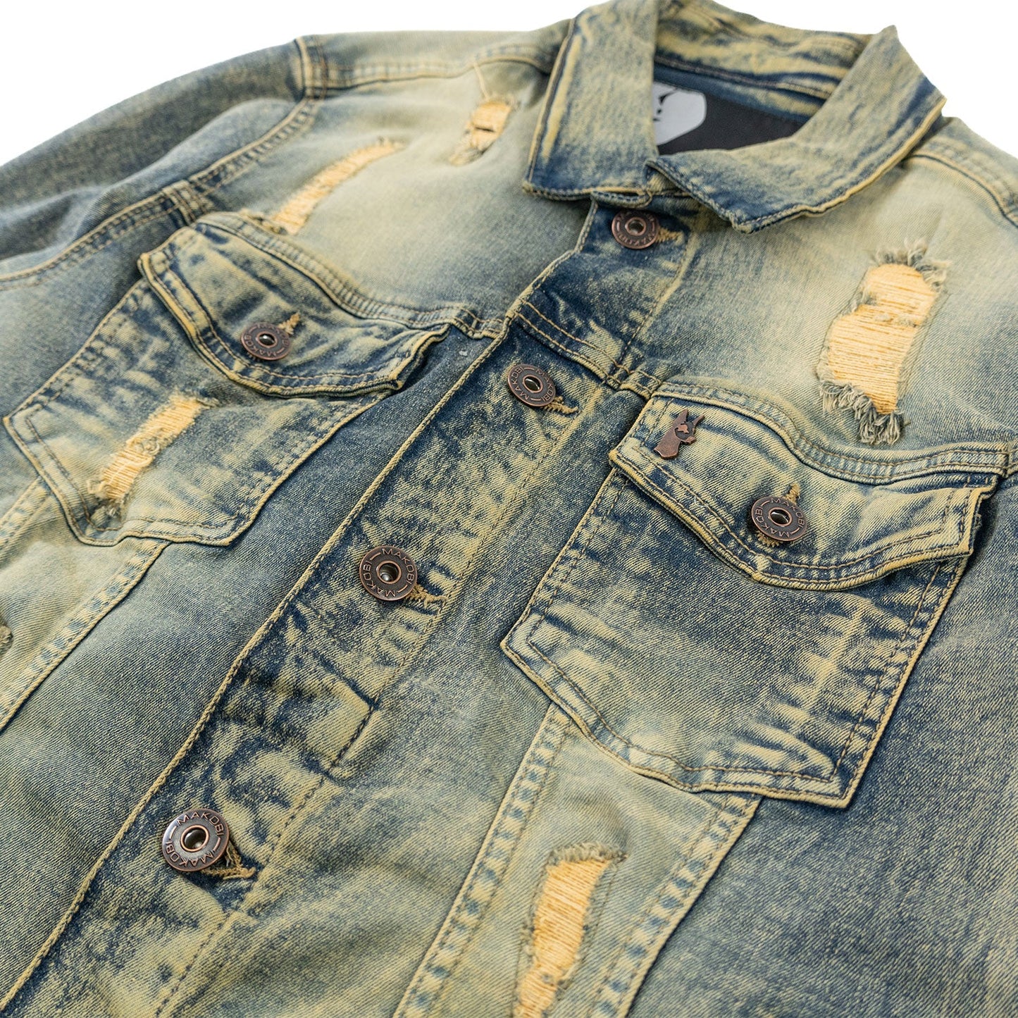 M1079 Moreli Denim Jacket - Dirt