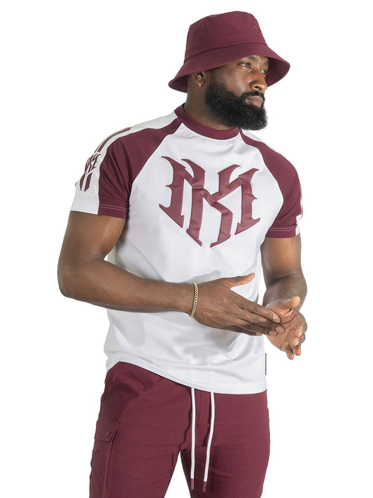 Jersey Shirt | M119 Adorni Reglan Tee - Burgundy