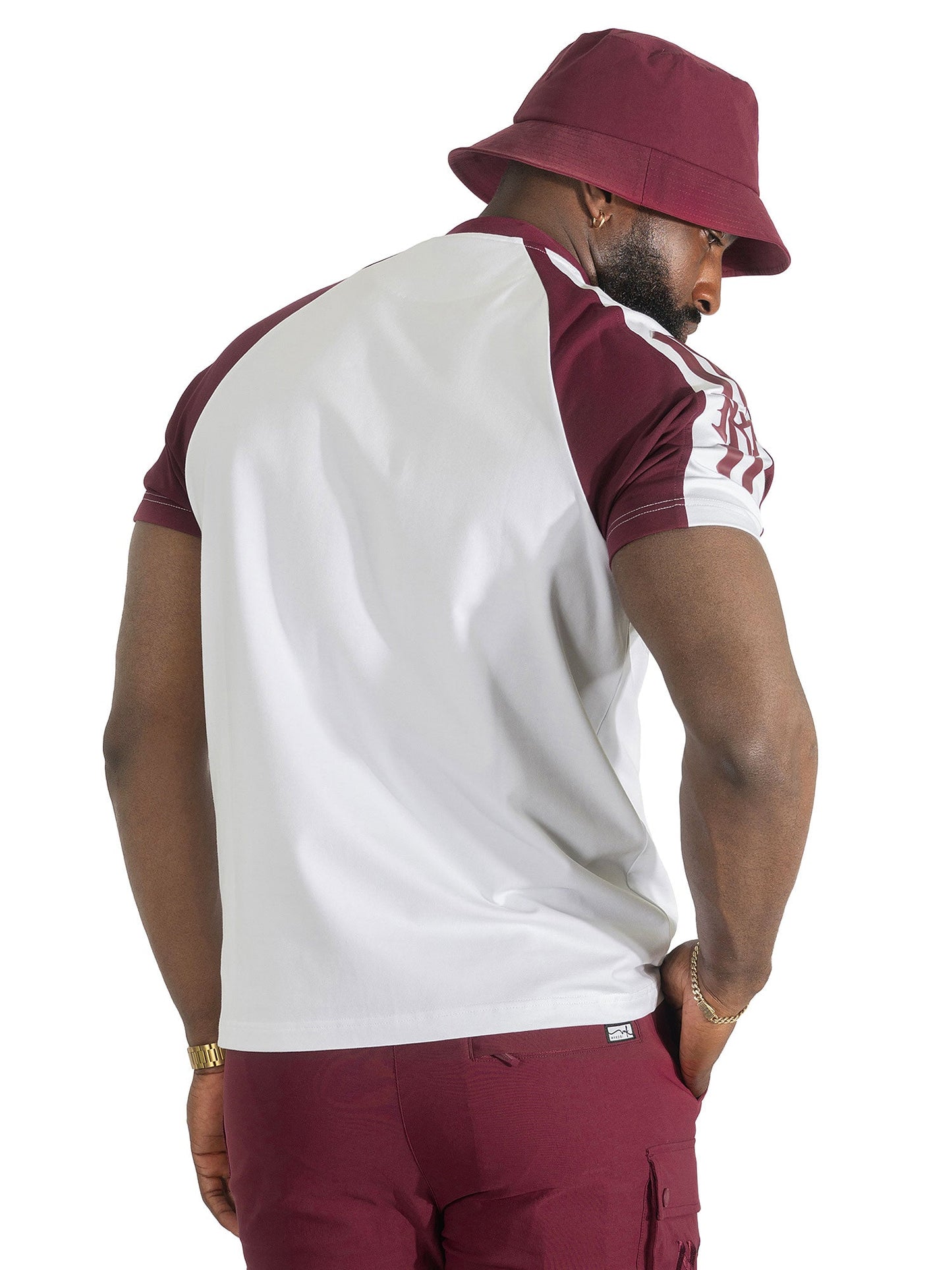 Jersey Shirt | M119 Adorni Reglan Tee - Burgundy