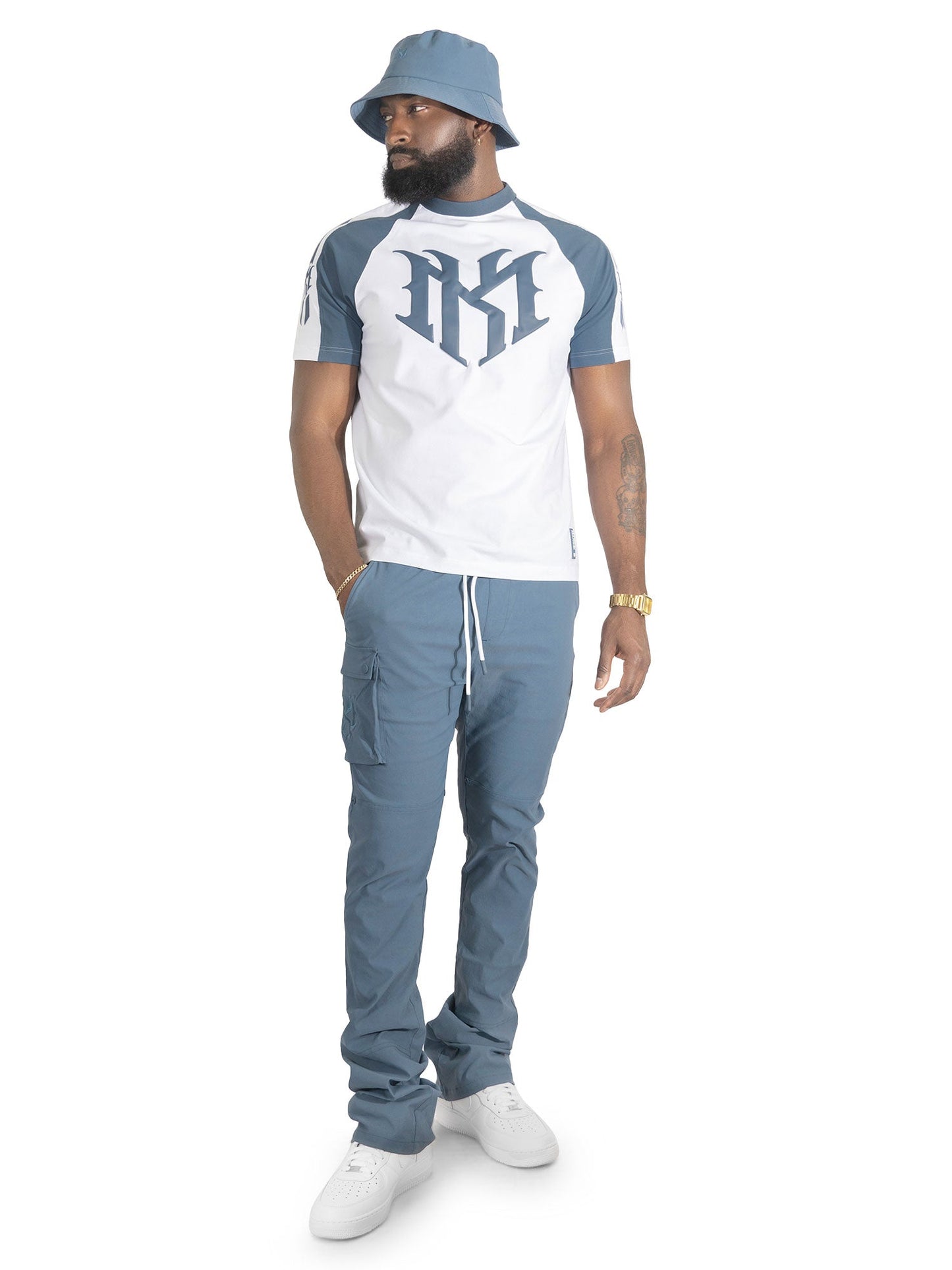Jersey Shirt | M119 Adorni Reglan Tee - Midnight Blue