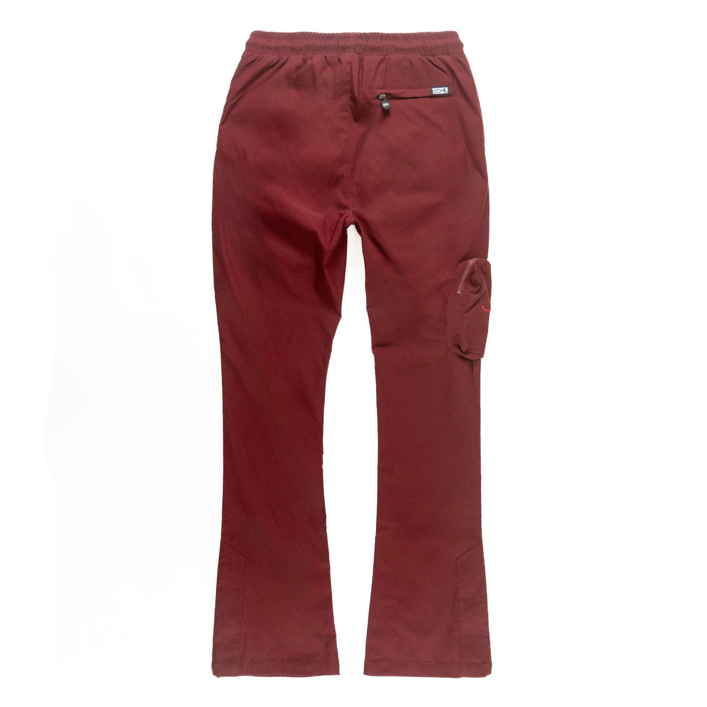 M1625 Sartoni Nylon Stacked Pants - Burgundy