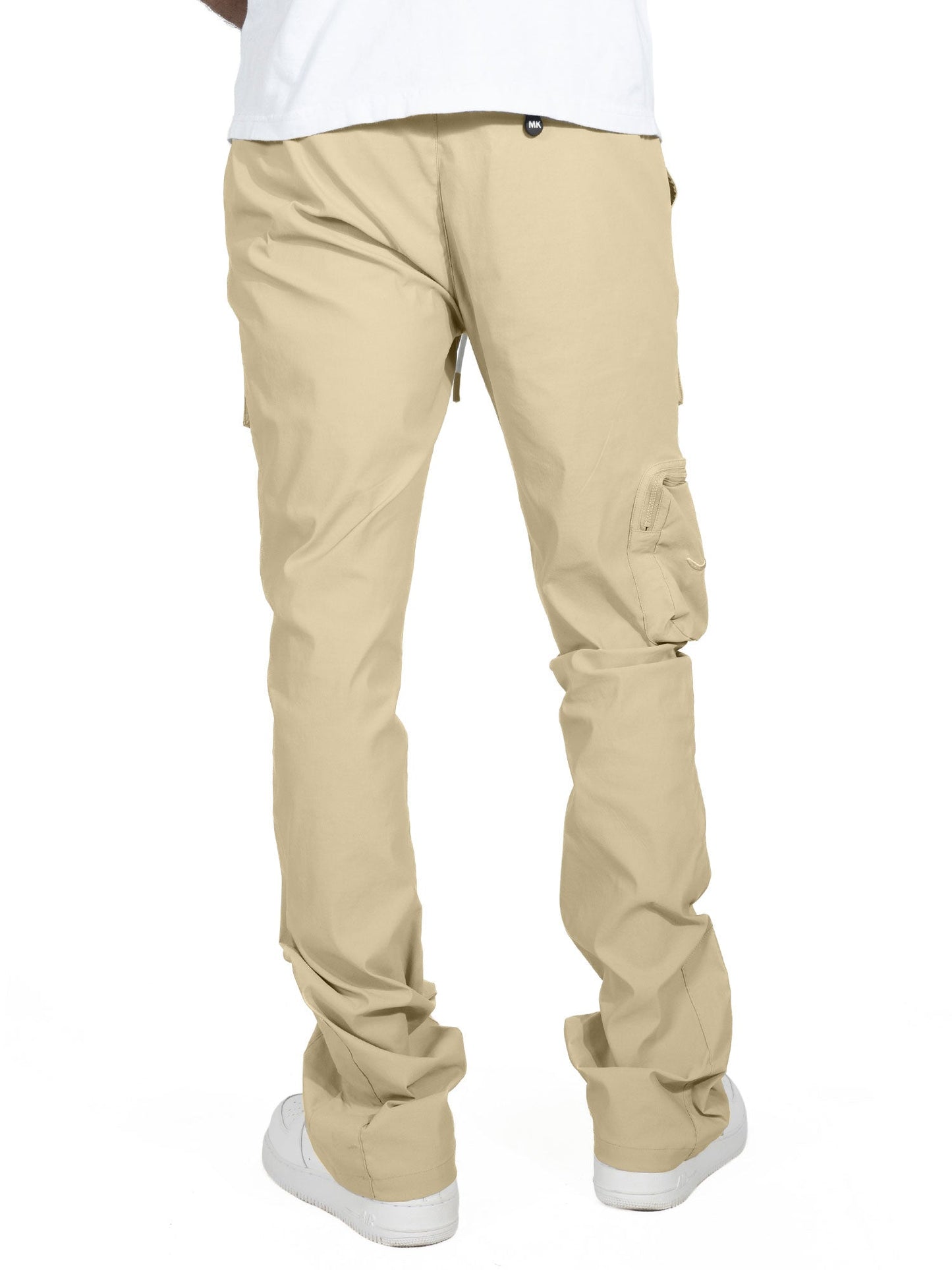 M1625 Sartoni Nylon Stacked Pants - Khaki